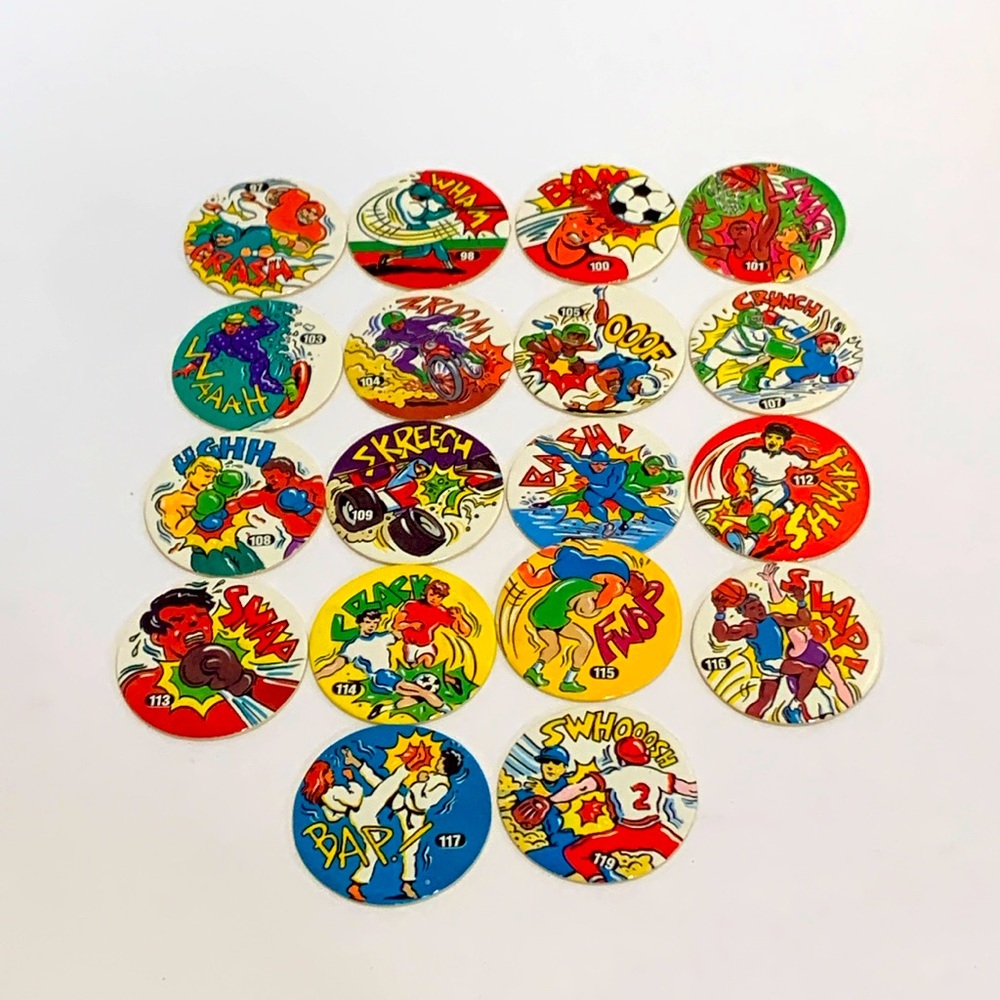 POGS slammer whammer Sports assortment lot